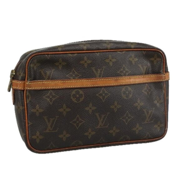 LOUIS VUITTON Monogram Compiegne 23 Clutch Bag - Picture 1 of 14
